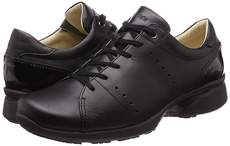❤️美品❤️asics アシックス ぺダラ レースアップシューズ 22.5 ブラック asics - asicsウォーキング pedala レースアップシューズ黒22.5